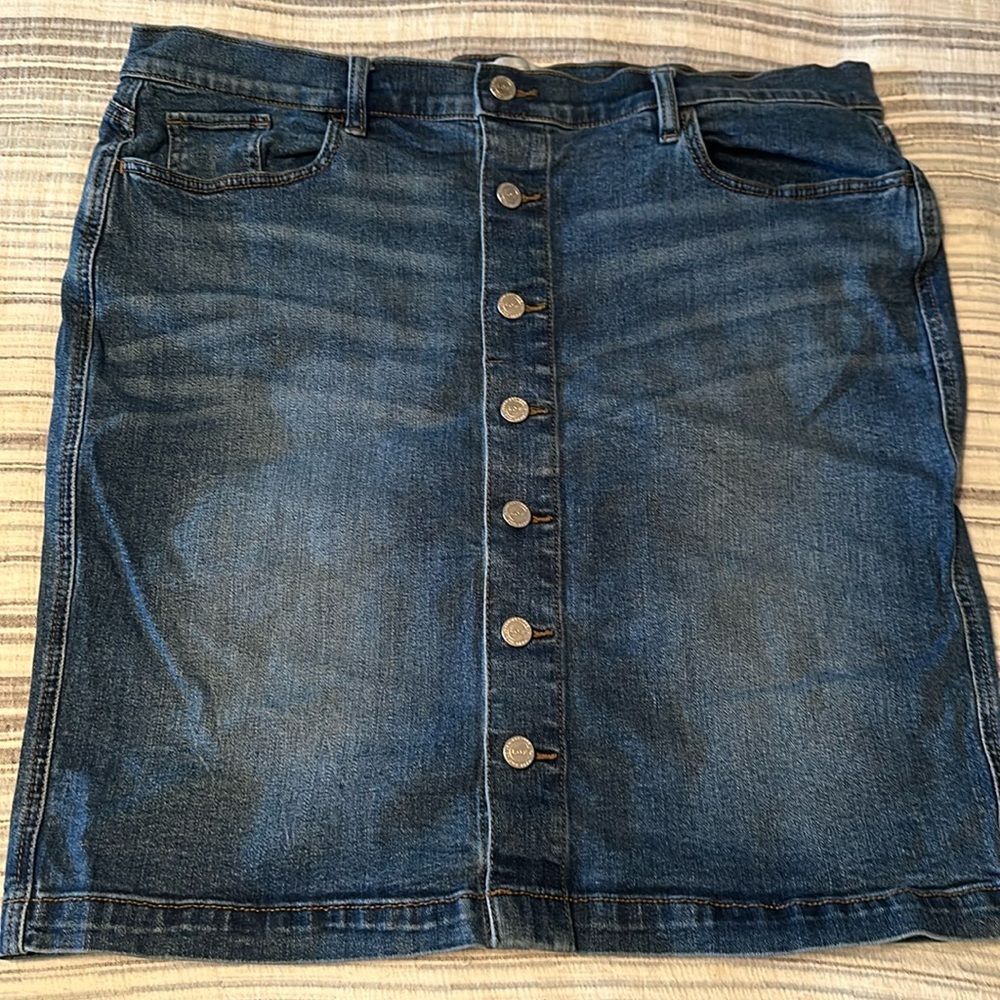 Loft Denim Skirt